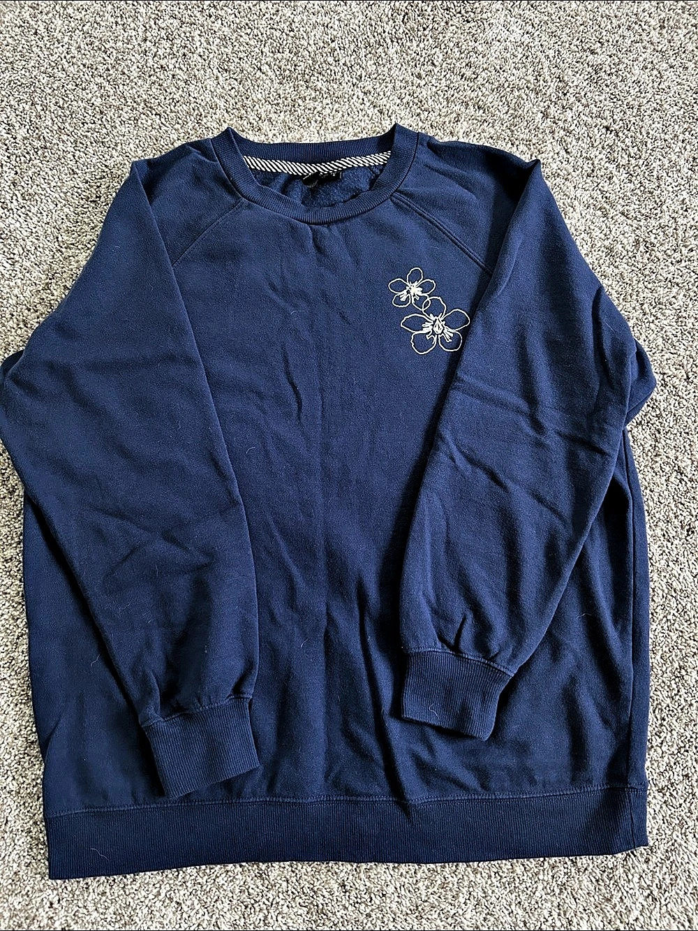 Volcom Floral Embroidery Sweatshirt Size XS